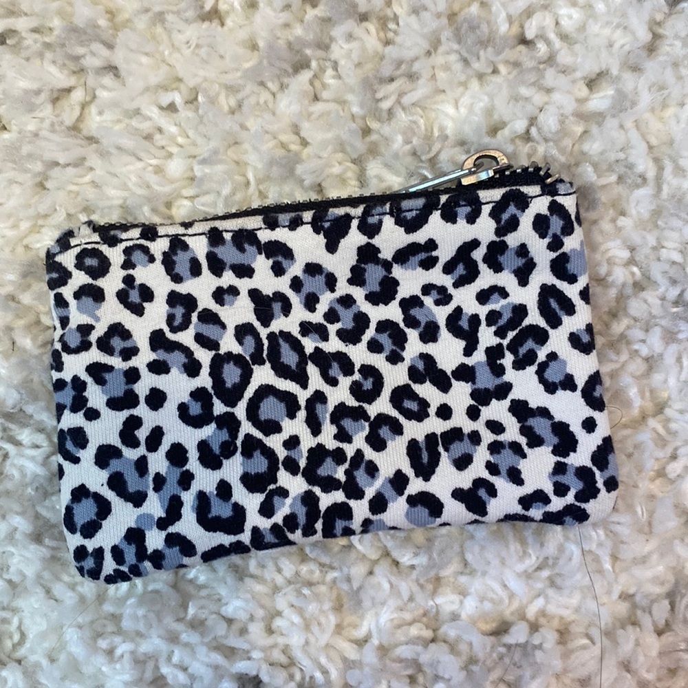 Brandy Melville wallet cheats print black white and blue